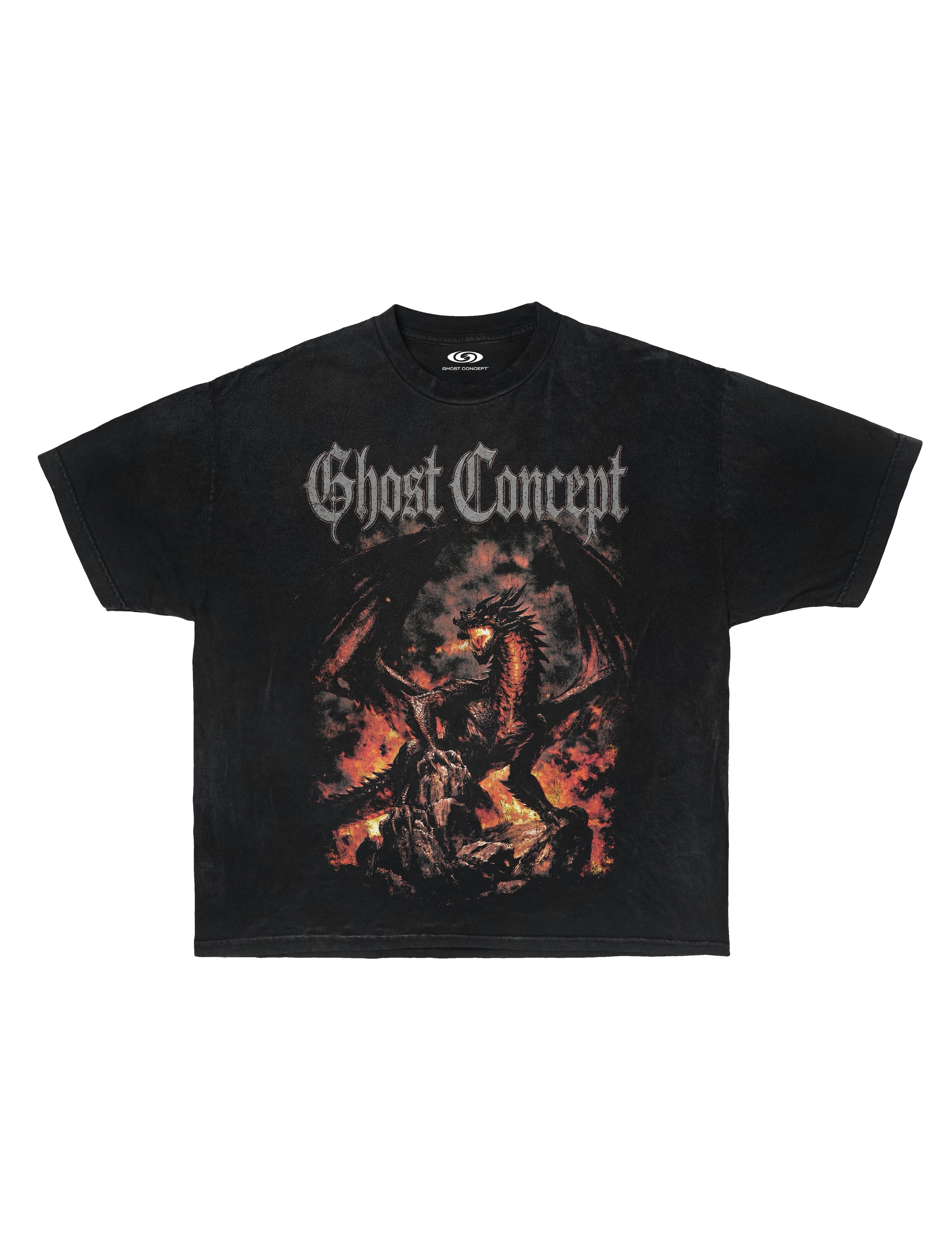 DRAGON REIGN: HEAVYWEIGHT OVERSIZED TEE (VINTAGE WASH)