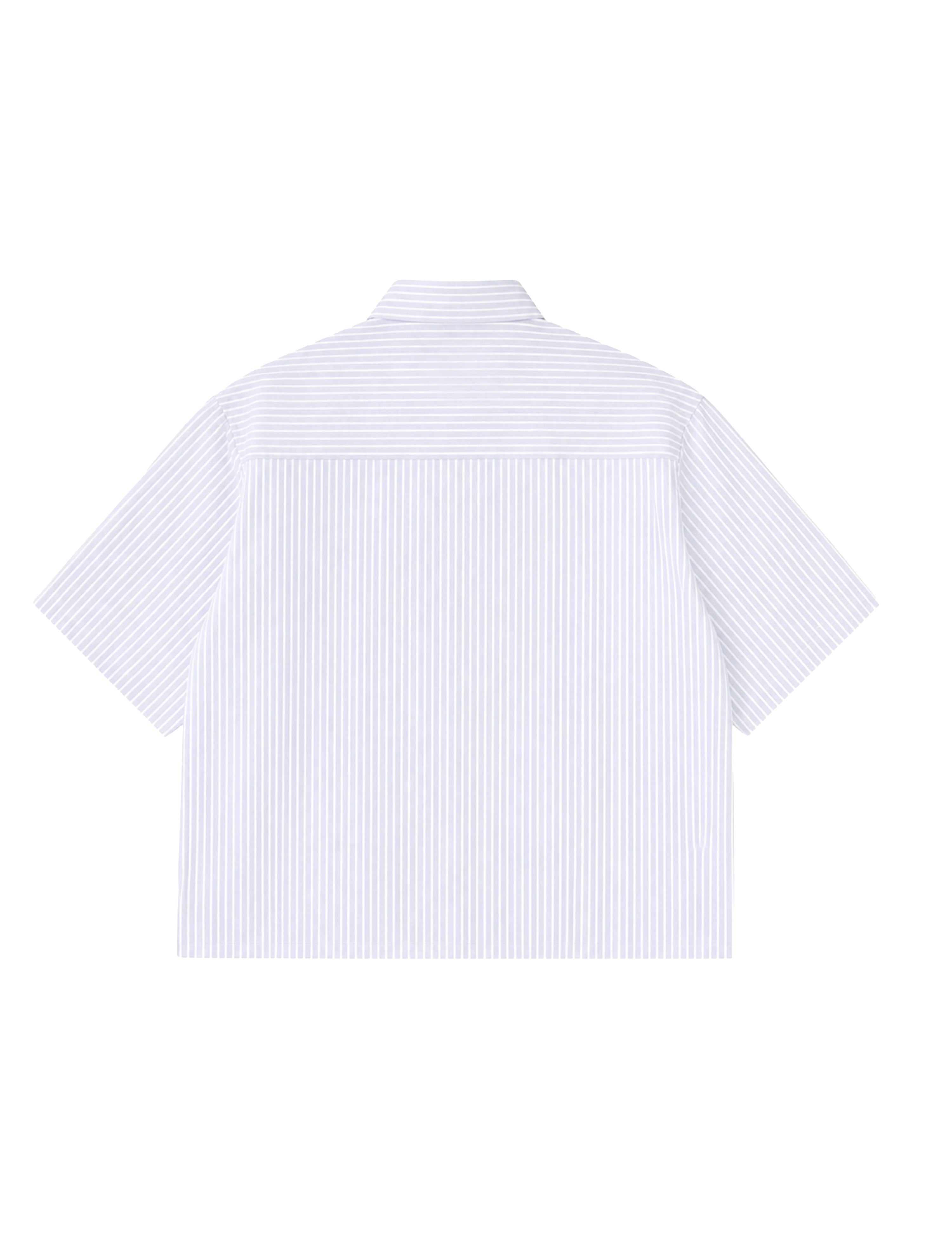 Raw State - Stripe Boxy Shirt