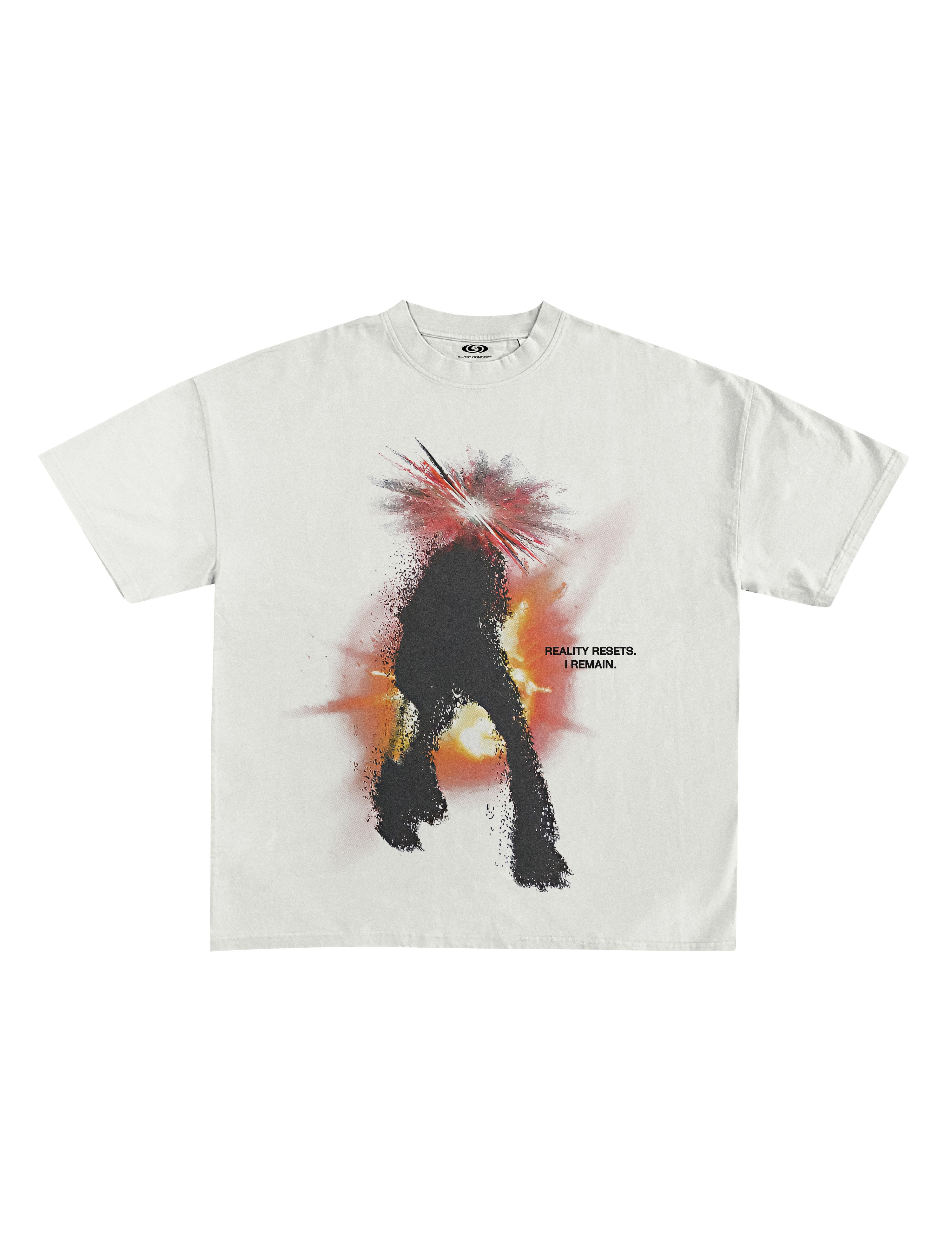 Reality Resets Graphic Tee – Off White
